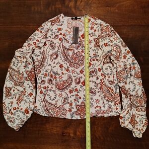 Banana Republic Multicolor Paisley Blouse